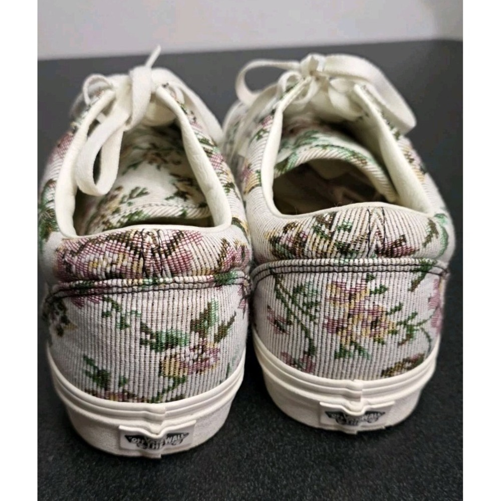 Vans Old Skool Tapestry Floral Marshmallow M13‎ FP Skater Casual Surf Boho - Picture 5 of 8